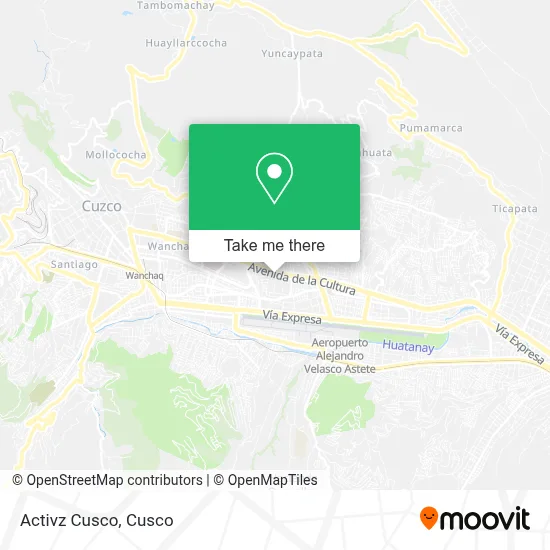 Activz  Cusco map