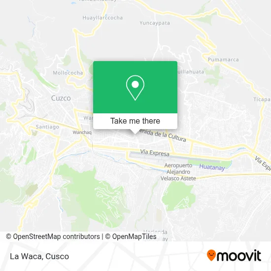 La Waca map