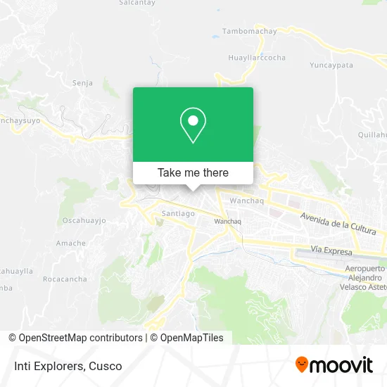 Inti Explorers map