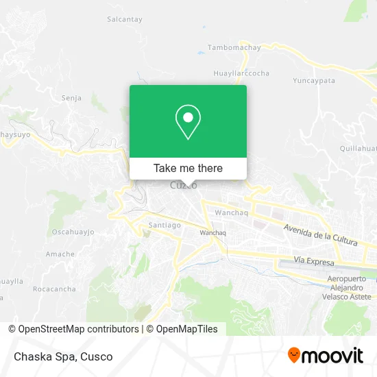 Chaska Spa map