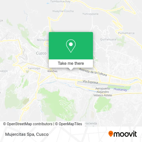 Mujercitas Spa map
