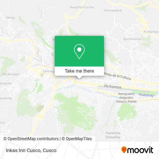 Inkas Inn Cusco map