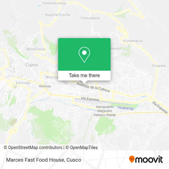 Marces Fast Food House map