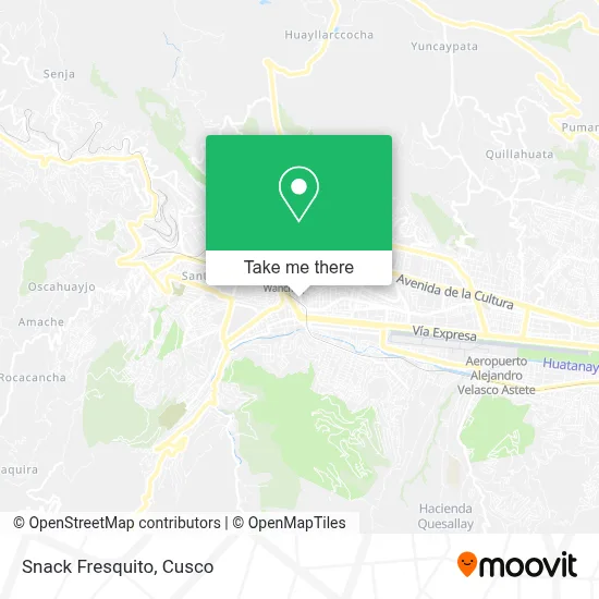 Snack Fresquito map