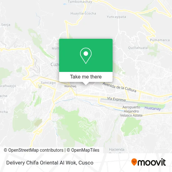 Delivery Chifa Oriental Al Wok map