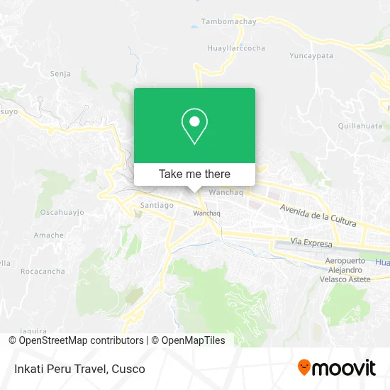 Inkati Peru Travel map