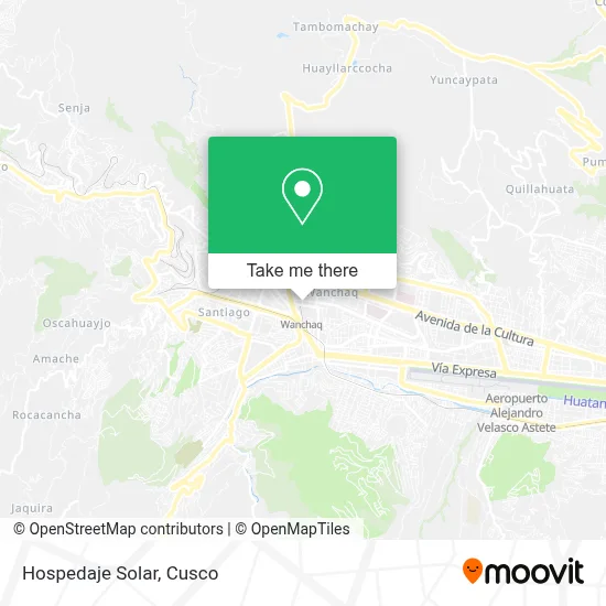 Hospedaje Solar map