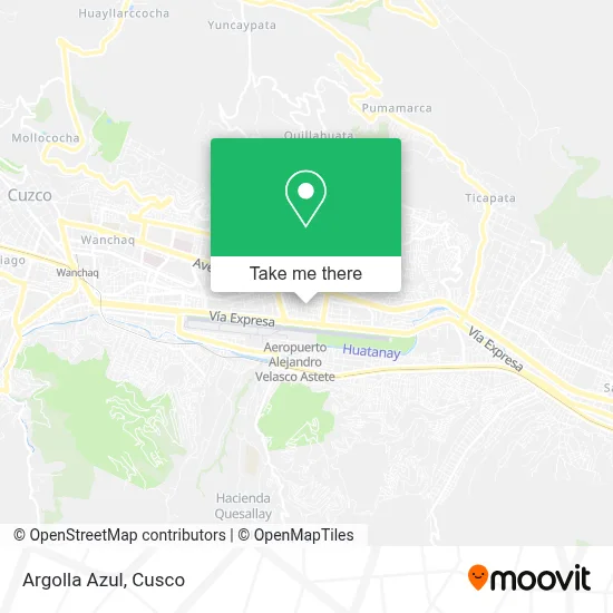 Argolla Azul map