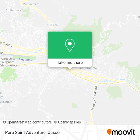 Peru Spirit Adventure map