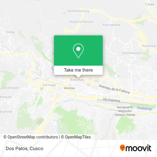 Dos Palos map