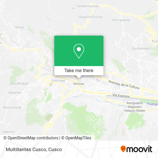 Multillantas Cusco map