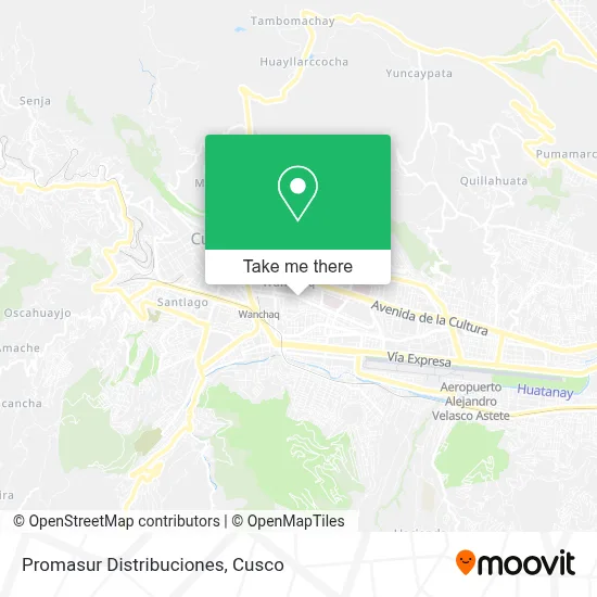 Promasur Distribuciones map