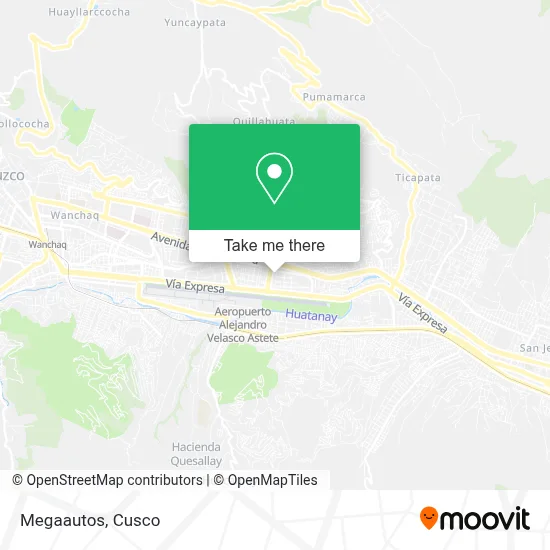 Megaautos map