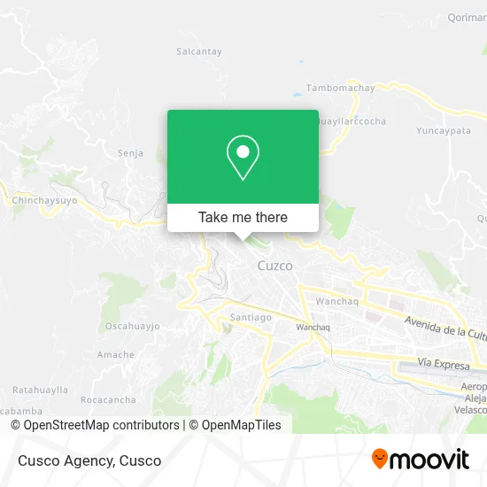 Cusco Agency map