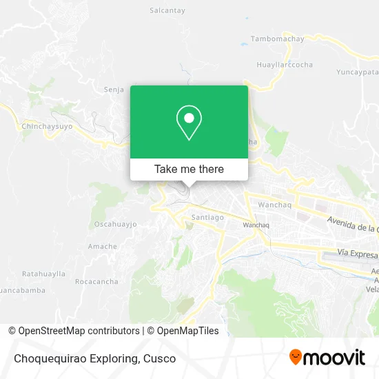 Choquequirao Exploring map