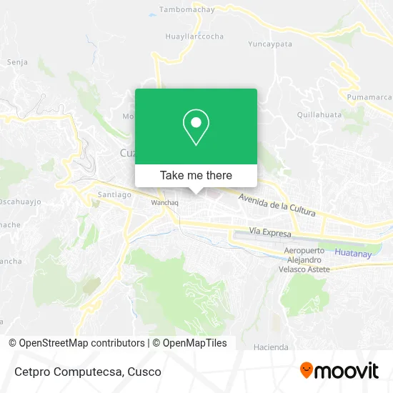 Cetpro Computecsa map