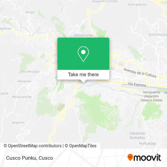 Cusco Punku map
