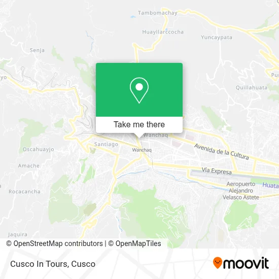 Cusco In Tours map