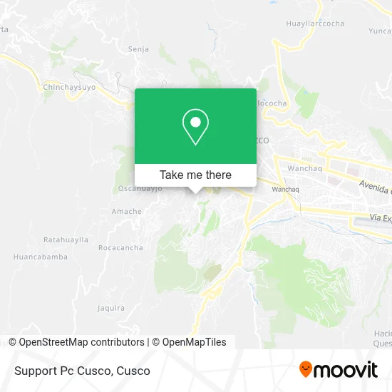 Support Pc Cusco map