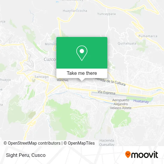 Sight Peru map