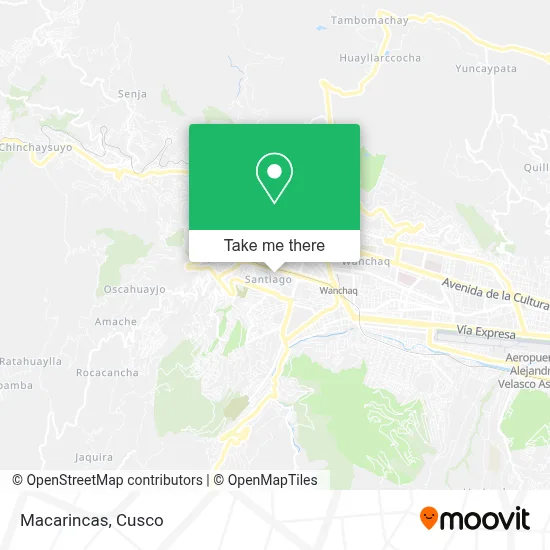 Macarincas map