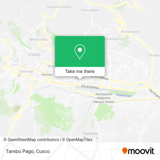 Tambo Pago map