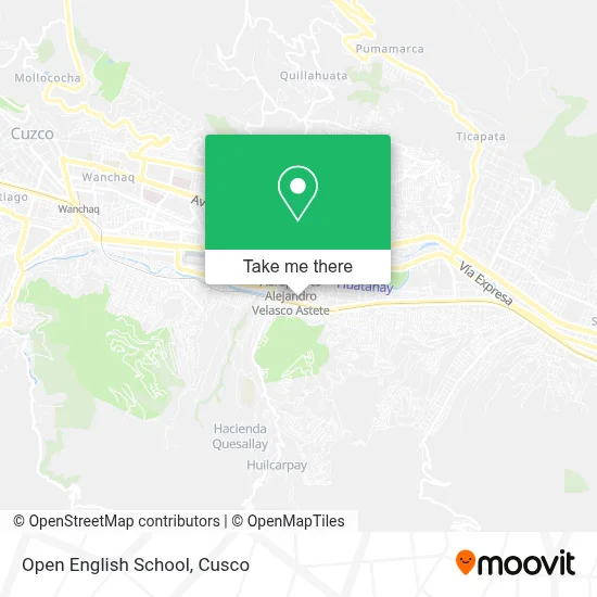 Open English School map