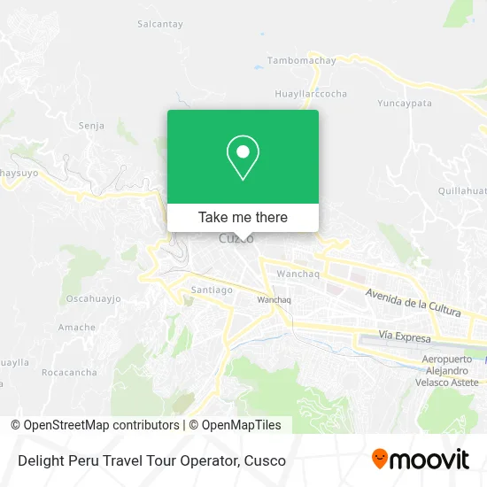 Delight Peru Travel Tour Operator map