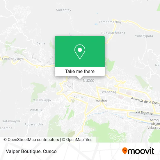 Valper Boutique map