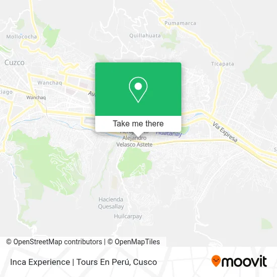 Inca Experience | Tours En Perú map