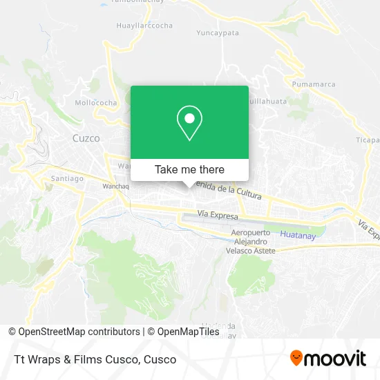 Tt Wraps & Films Cusco map