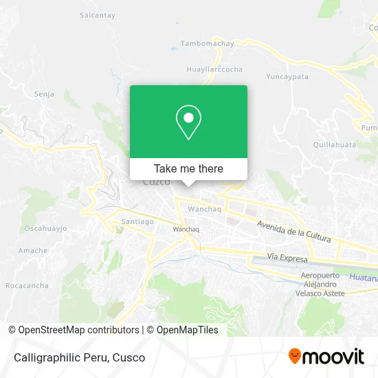 Calligraphilic Peru map