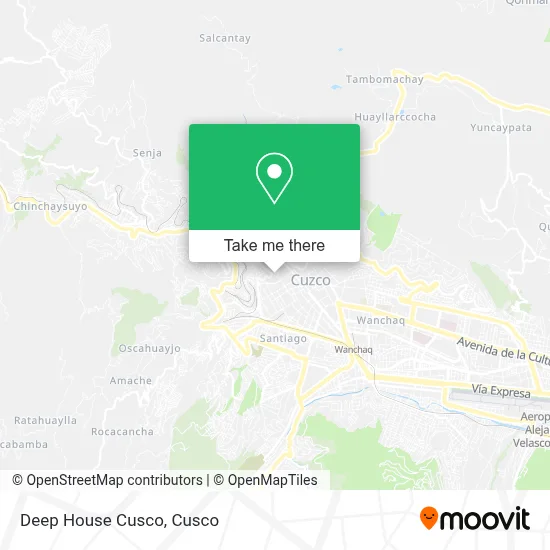 Deep House Cusco map