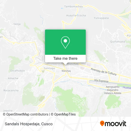Sandals Hospedaje map