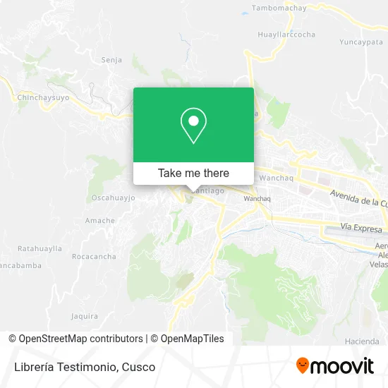 Librería Testimonio map