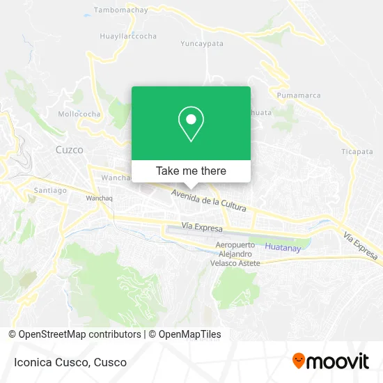 Iconica Cusco map