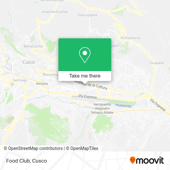Food Club map