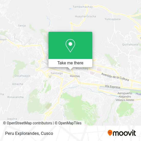 Peru Explorandes map