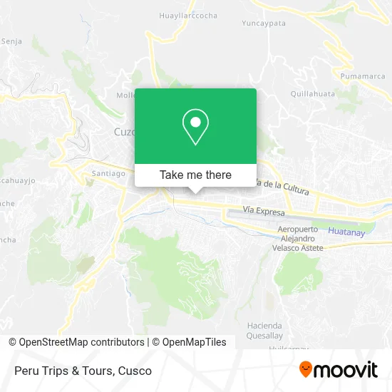 Peru Trips & Tours map