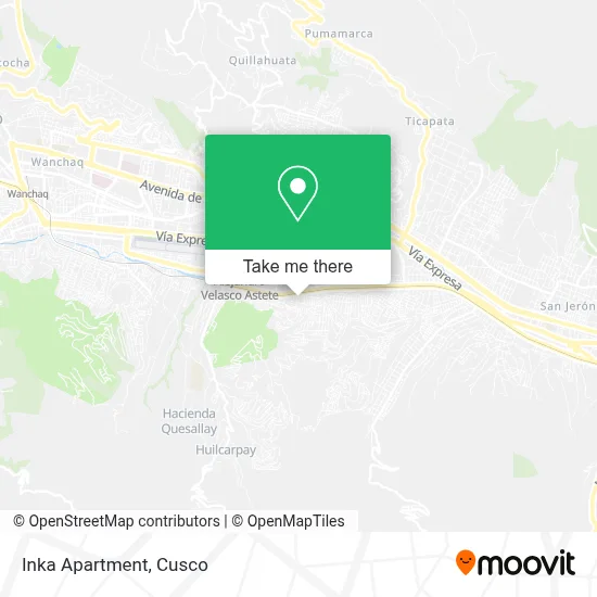 Inka Apartment map