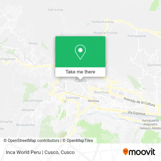Inca World Peru | Cusco map