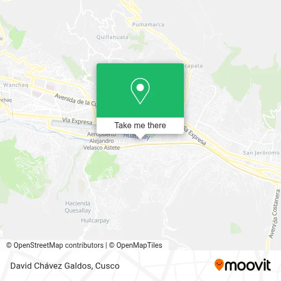 David Chávez Galdos map