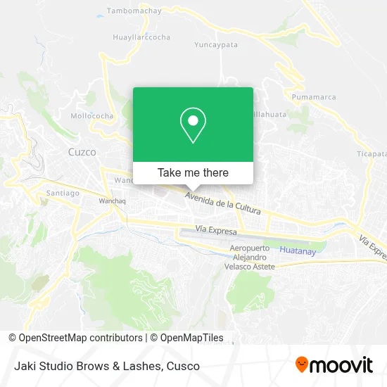 Jaki Studio Brows & Lashes map