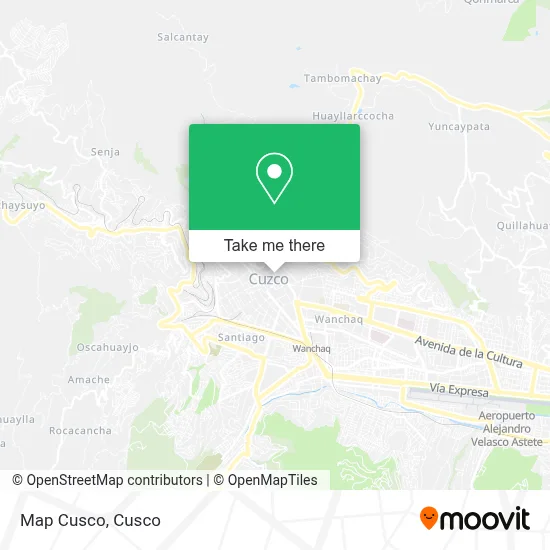 Map Cusco map