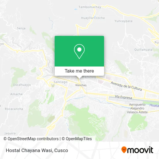 Hostal Chayana Wasi map