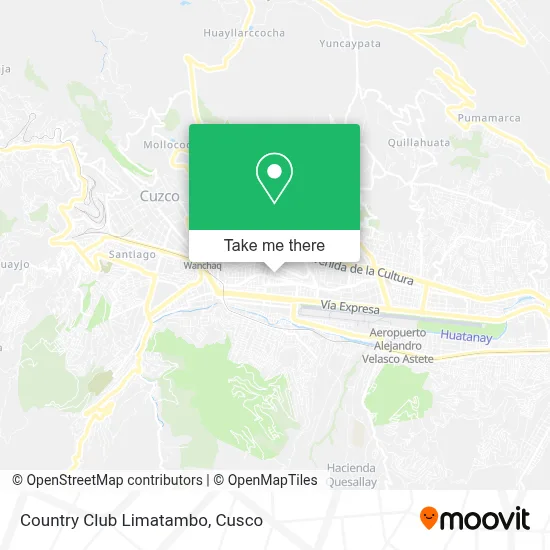 Country Club Limatambo map