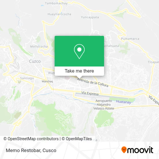 Memo Restobar map