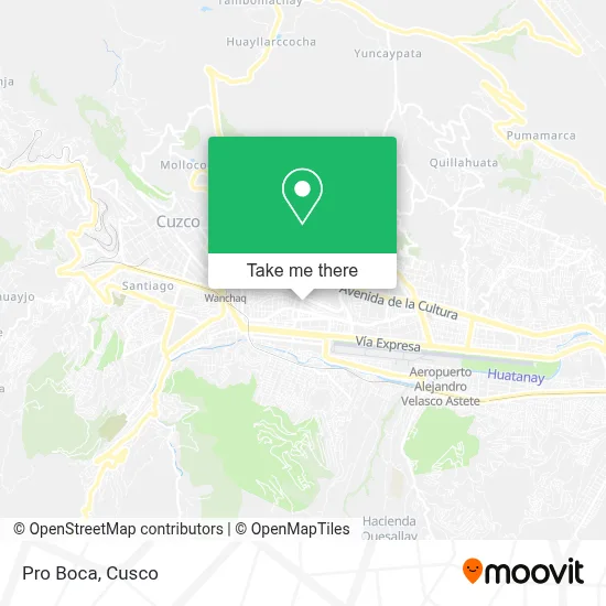 Pro Boca map