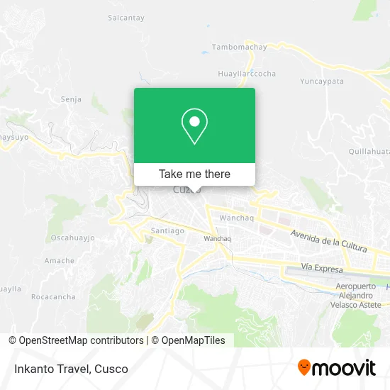 Inkanto Travel map