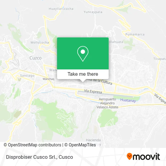 Disprobiser Cusco Srl. map